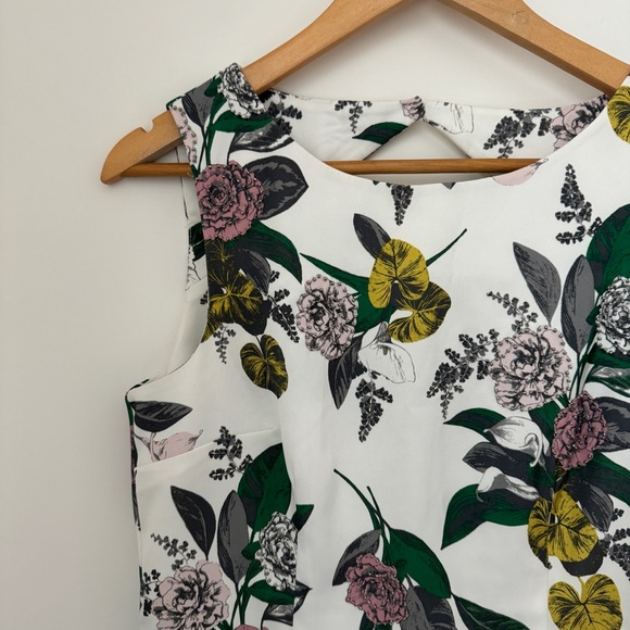 H&M Sleeveless Floral Beaded A-Line Dress - Picture 2 of 9